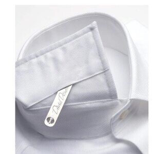 David Donahue Silver Plated Collar Stays NEW